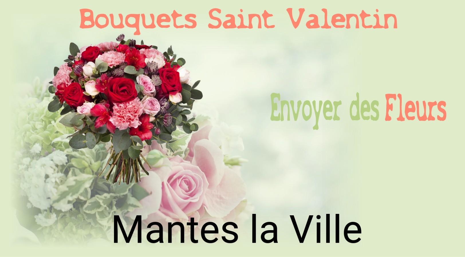 Roses de Saint-Valentin livrées à Mantes-la-Ville